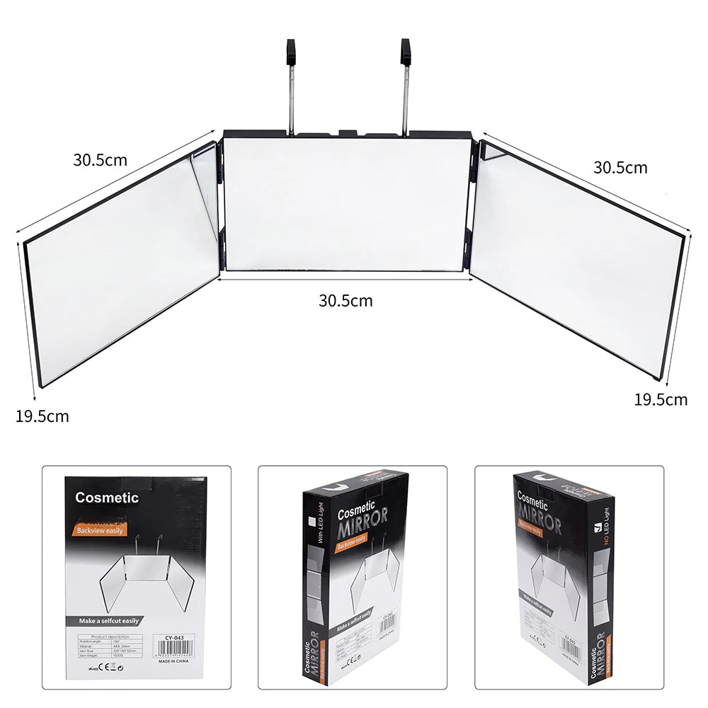 Espejo 360 LED Plegable